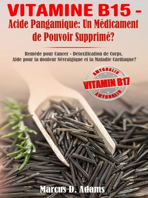 cover image of Vitamine B15--Acide Pangamique--Un Médicament de Pouvoir Supprimé?